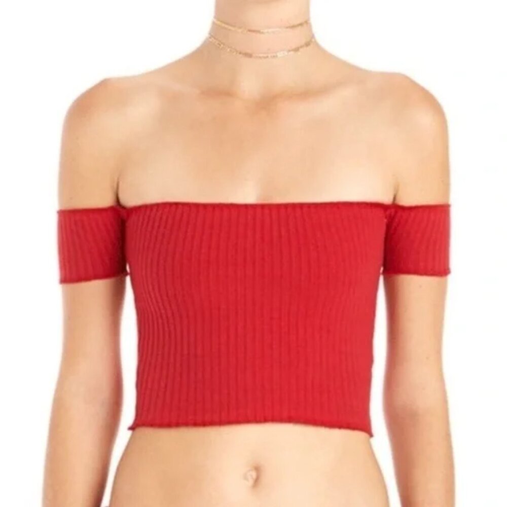 Are You Am I Minka Short Sleeve Top Red M